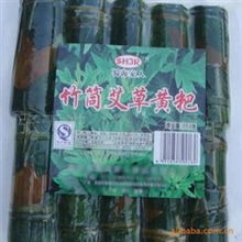 四川特色竹筒艾草黃粑 傳統蘄艾制品的休閑糕點新選擇